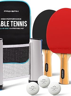 PRO-SPIN Portable Table Tennis Set